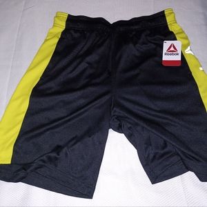 Mens M Shorts NEW Reebok Gym Basketball Short Black Neon